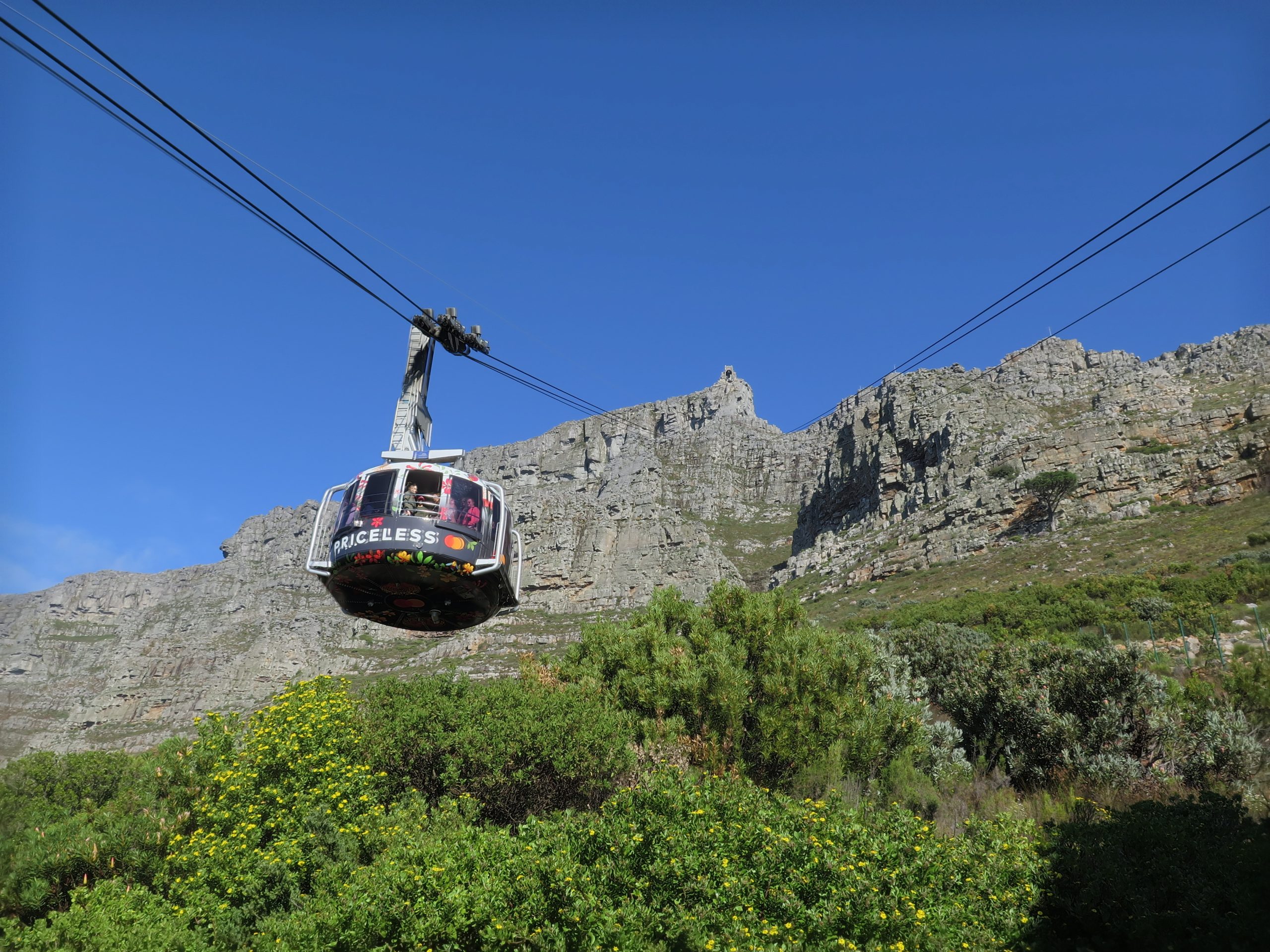 Le Cap, Afrique du Sud - Téléphérique pour accéder à Table Mountain